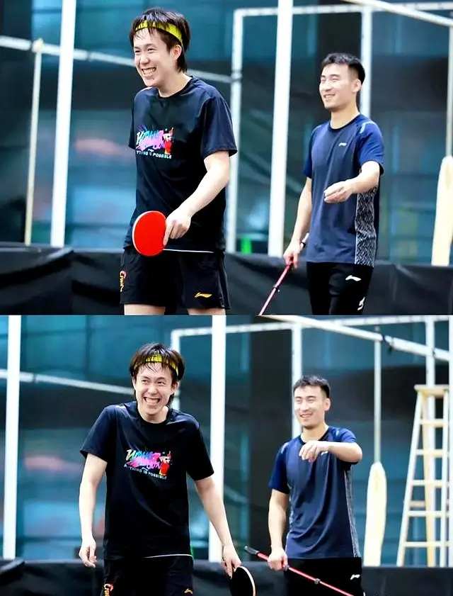 前反复练习, 王楚钦和队, 比赛中